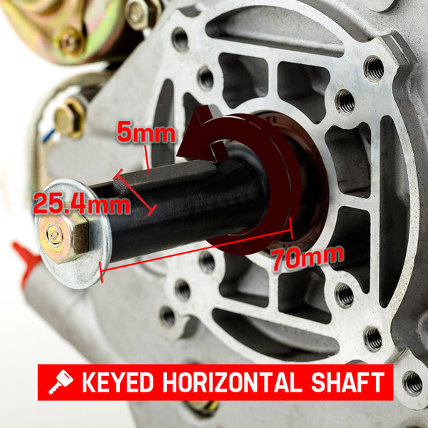 Baumr Ag Baumr Ag 10Hp Diesel Stationary Engine Electric Start Ohv Replacement Motor Multi Purpose Power Tool Engines