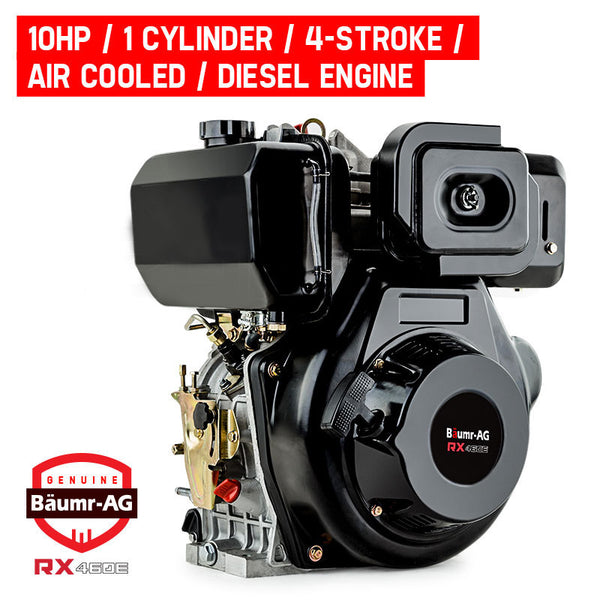 Baumr Ag Baumr Ag 10Hp Diesel Stationary Engine Electric Start Ohv Replacement Motor Multi Purpose Power Tool Engines