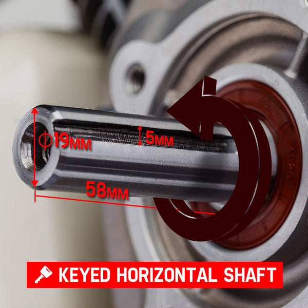 Baumr Ag Baumr Ag 6.5Hp Petrol Stationary Engine Motor 4 Stroke Ohv Horizontal Shaft Recoil Start Multi Purpose Power Tool Engines