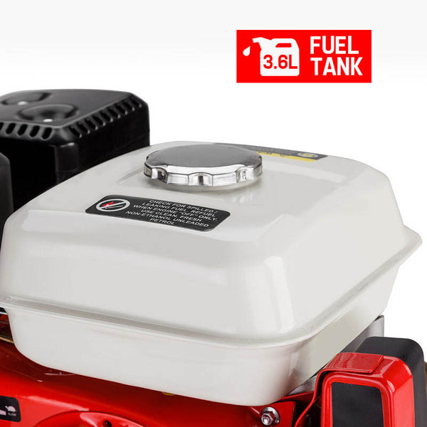 Baumr Ag 7Hp Petrol Engine Stationary Motor Ohv Horizontal Shaft Electric Start 4 Stroke Multi Purpose Power Tool Engines