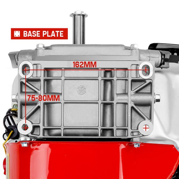 Baumr Ag 7Hp Petrol Stationary Engine Ohv 4 Stroke Horizontal Shaft Replacement Motor Multi Purpose Power Tool Engines