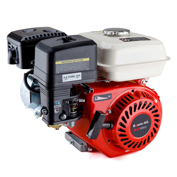 Baumr Ag 7Hp Petrol Stationary Engine Ohv 4 Stroke Horizontal Shaft Replacement Motor Multi Purpose Power Tool Engines