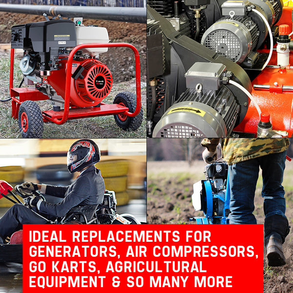 Baumr Ag 16Hp Petrol Engine Ohv Stationary Motor 4 Stroke Horizontal Shaft Replacement String Trimmers