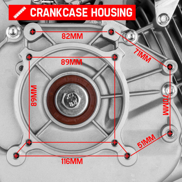 Baumr Ag Baumr Ag 16Hp Petrol Engine Ohv Stationary Motor 4 Stroke Horizontal Shaft Replacement String Trimmers