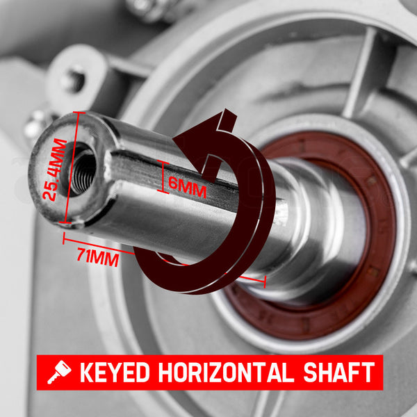Baumr Ag 16Hp Petrol Engine Ohv Stationary Motor 4 Stroke Horizontal Shaft Replacement String Trimmers