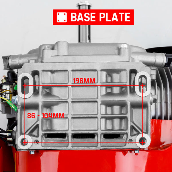 Baumr Ag 16Hp Petrol Engine Ohv Stationary Motor 4 Stroke Horizontal Shaft Replacement String Trimmers