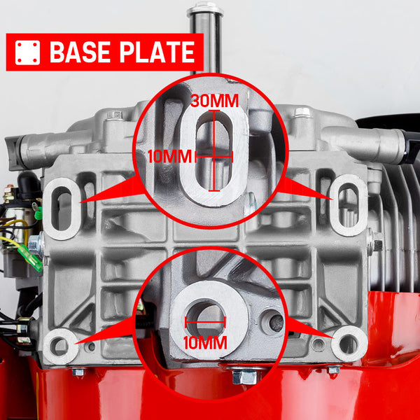 Baumr Ag 16Hp Petrol Engine Ohv Stationary Motor 4 Stroke Horizontal Shaft Replacement String Trimmers