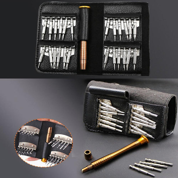 Universal 25 In 1 Screwdriver For Smartphones Cameras Laptops Watches Glasses Mobile Phone Parts