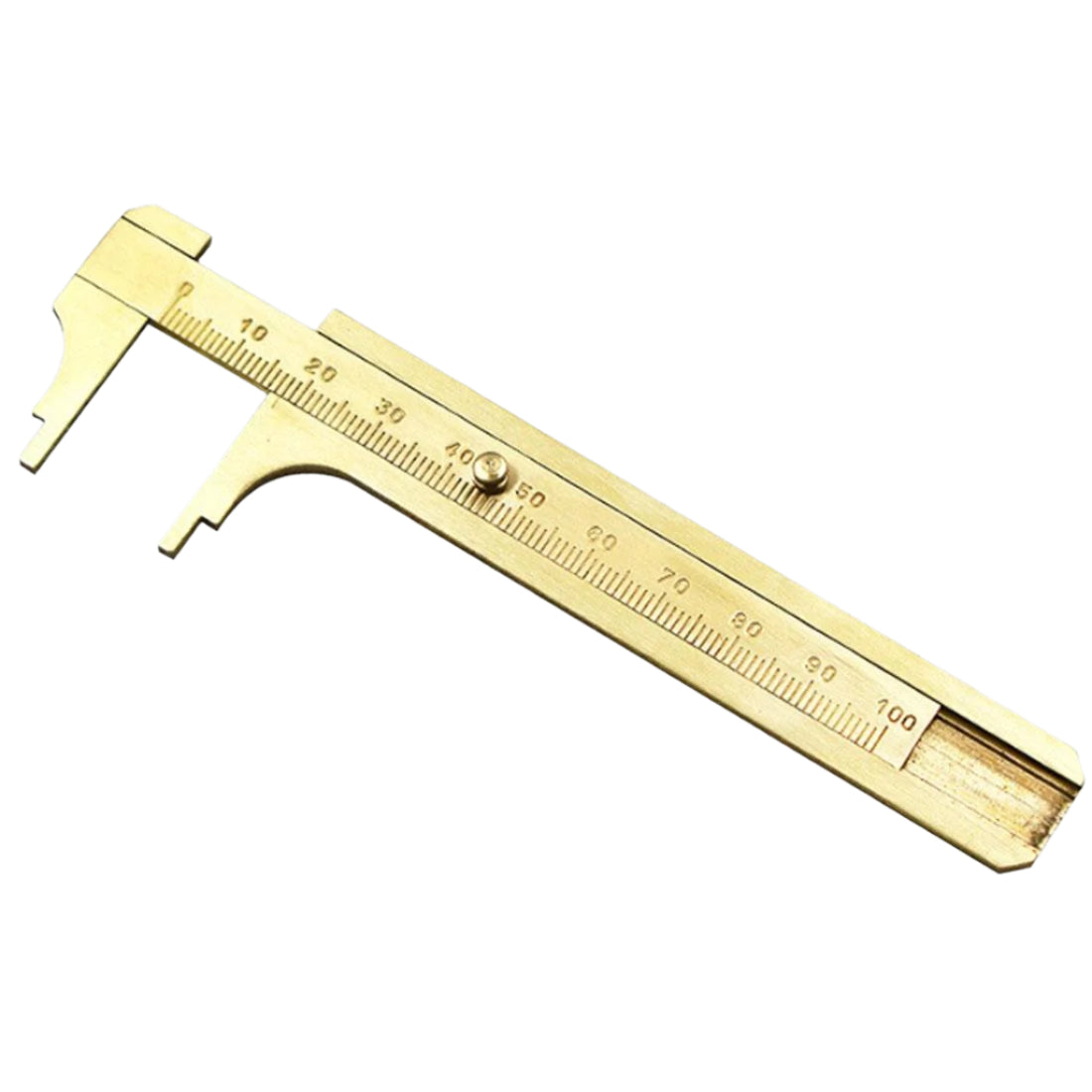 Mini Brass Sliding 100Mm Vernier Caliper For Jewelry Measurement Precision Tool Vernier Calipers