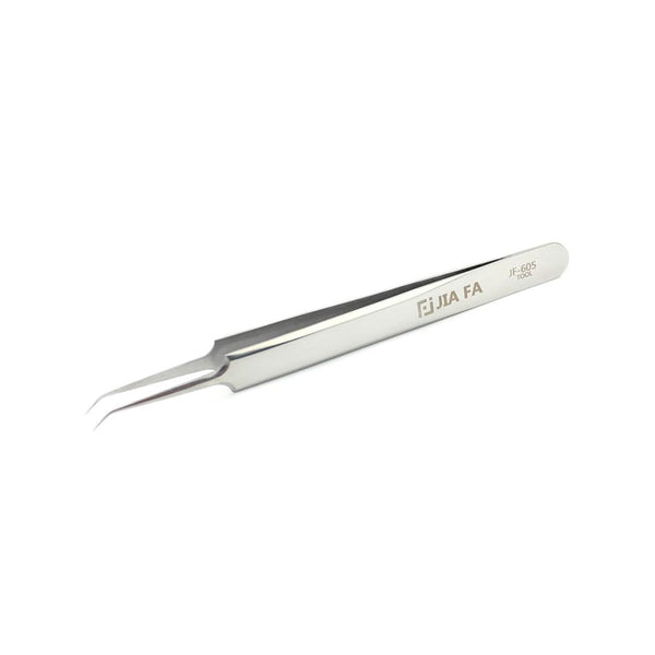 Stainless Steel Curved Tip Tweezers For Electrical And Electronic Applications Electronics Tweezers