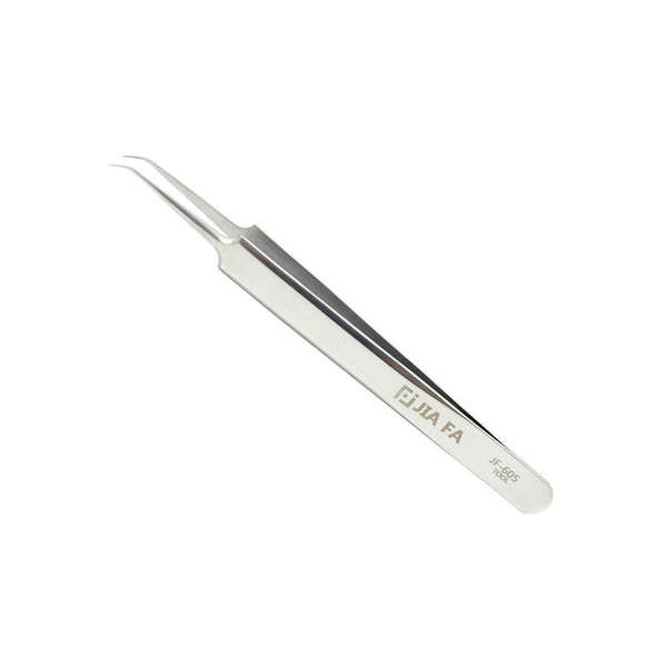 Stainless Steel Curved Tip Tweezers For Electrical And Electronic Applications Electronics Tweezers