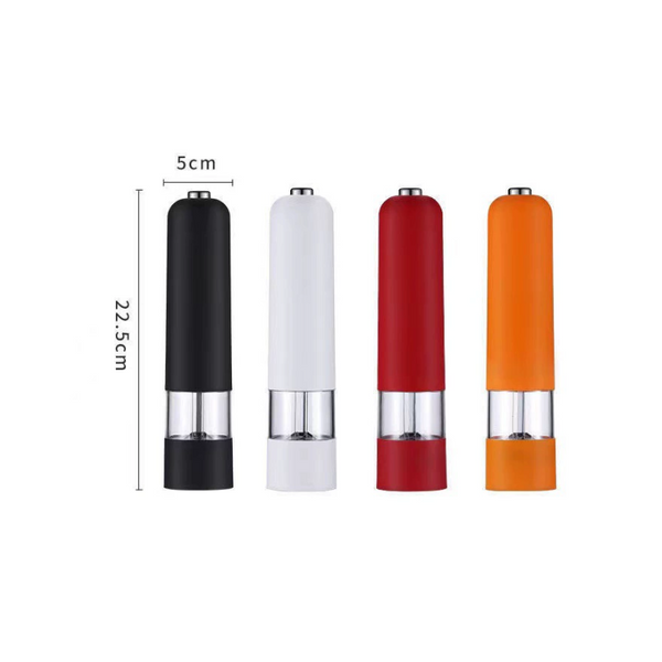 Red Elegant Electric Salt And Pepper Grinder Modern Compact Effortless Seasoning Salt & Pepper
