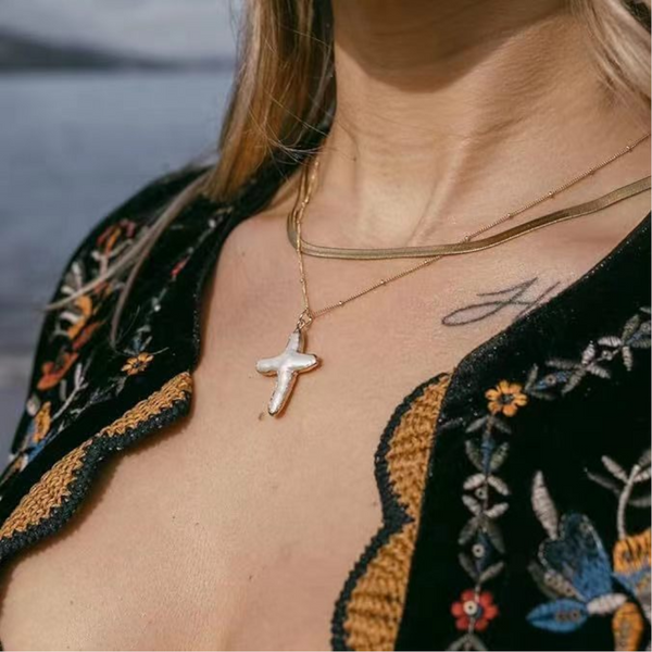 And American Cross Necklace Necklaces & Pendants