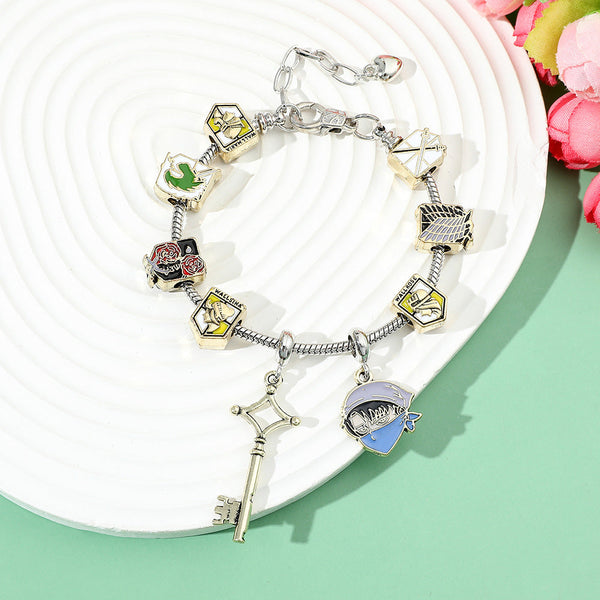 Harry Potter Attack On Titan Bracelet Pandora Diy Bead Jewelry Bracelets