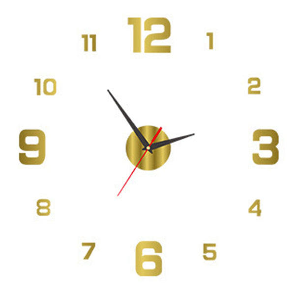 Diy Frameless Creative Wall Clock Decal: A Silent And Stylish Addition For Home Decor Ideal Living Rooms Offices Wall Clocks