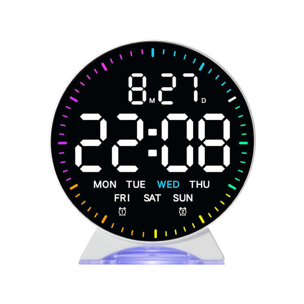 Led Alarm Clock With Custom Jump Second Display Ambient Light Auto Dimming Usb Desk Clock. Alarm Clocks & Clock Radios
