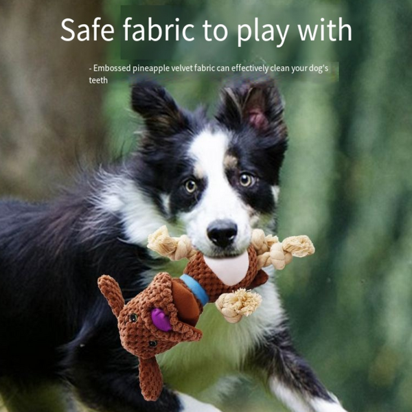 Pet Voice Relieves Bore Golden Retriever Dog Toy Plush Interactive Teeth Cleaning Teeth Grinding Medium Sized Dog Dog Toys