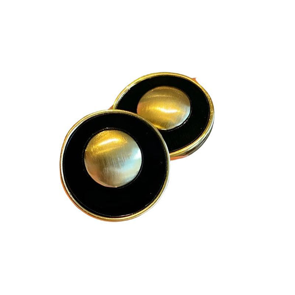 Veile Studios Brushed Black Fashionable Retro Hong Kong High End Simple Earrings