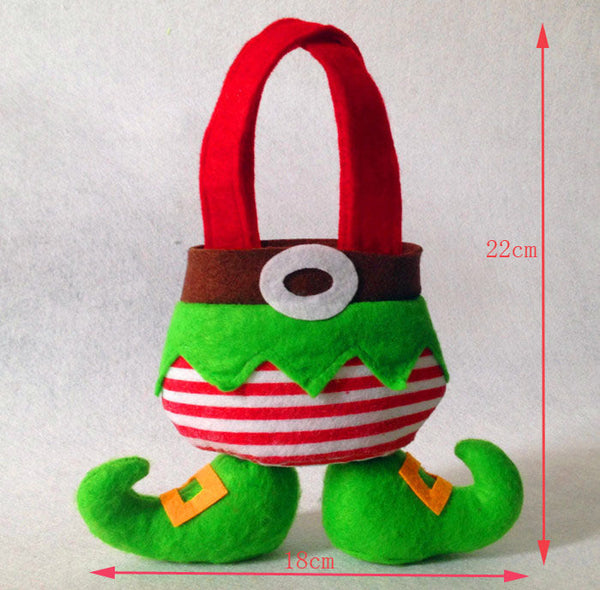 Christmas Decorative Elf Candy Treat Gift Bags