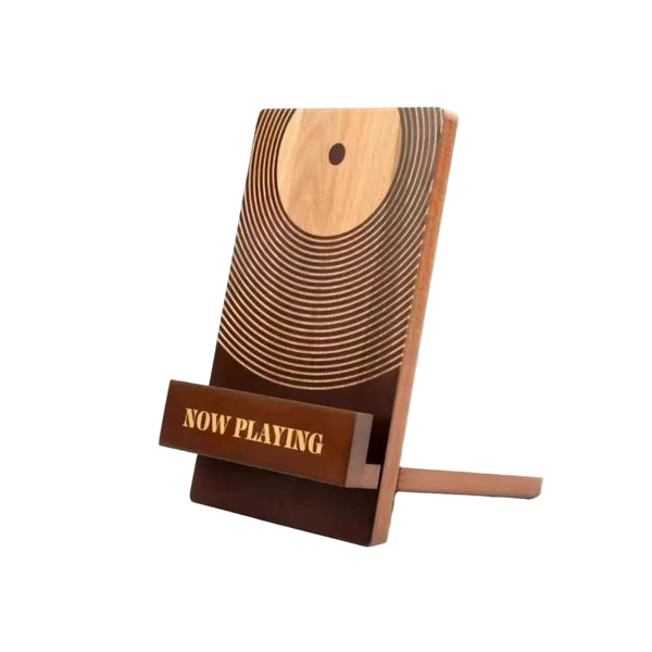 Vinyl Record Storage Rack Solid Wood Display Stand Wooden Organizer Shelf Storage Boxes