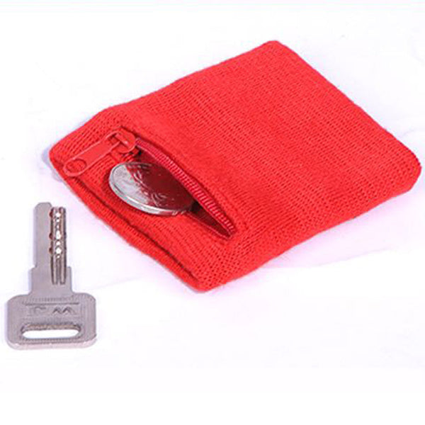 Zipper Wrist Wallet Key Coin Bag Sports Pouch Running Fitness Stylish Wristband Wallets