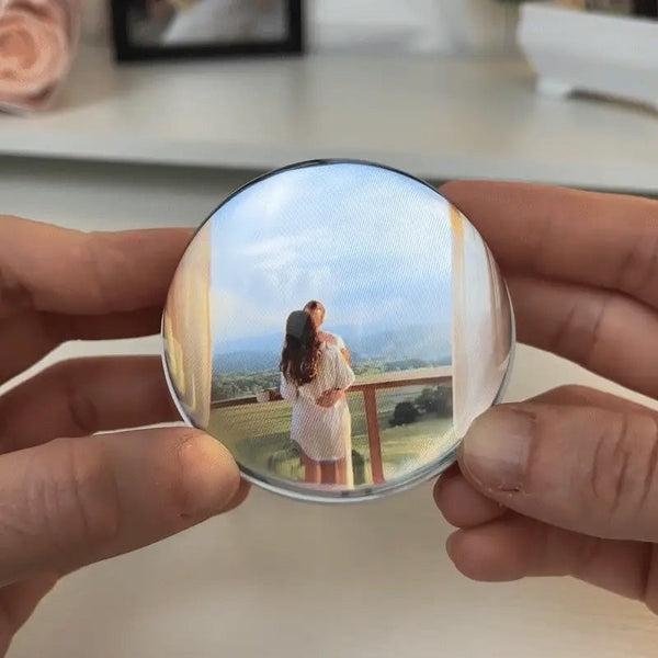Video Crystal Ball Memory Display Lamp 2.7" Spherical Pixel 4Gb Player Art Crystal Glass