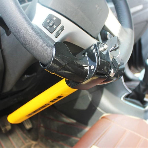 Car Anti Theft Lock Steel Steering Wheel Four Interlocking Shaped Strap Steering Wheels