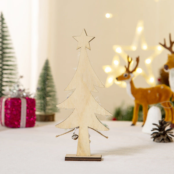 Christmas Decorative Tree Diy Ornament For Desk Display Holiday Gift And Present Seasonal Decorations