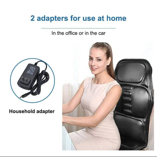 Multi Function Whole Body Home Car Air  Shiatsu Electric Heating Massage Mattress Seat Cushion Massagers