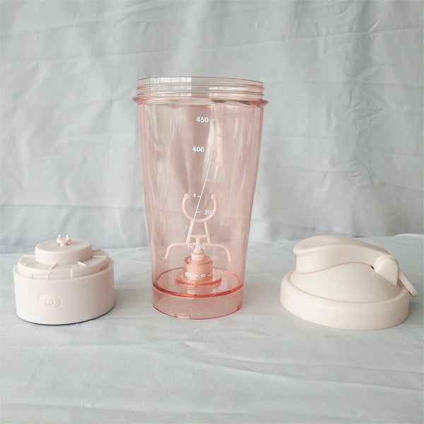 450Ml Electric Stirring Cup Spiral Pattern Vortex Protein Powder Shake Automatic Colorful Running Lantern Other Kitchen Gadgets