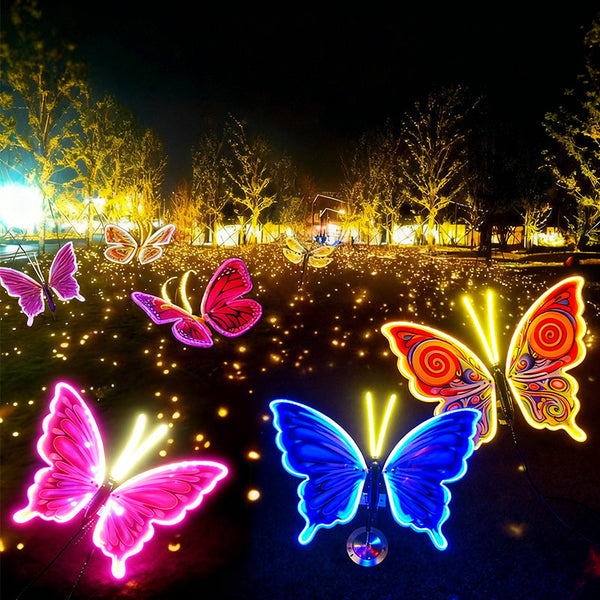 Automatic Fluttering Butterfly Lights With Realistic | Led Fairy Decor For Wedding & Party Wings