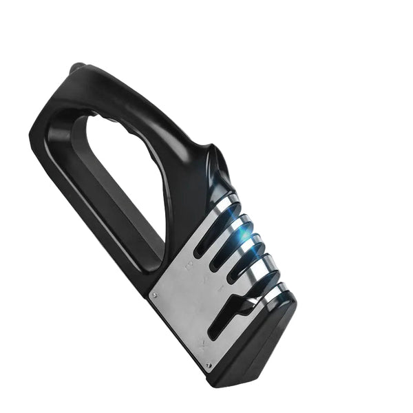 4 Stage Kitchen Knife Sharpener Multifunctional Portable Non Slip Base Gadget Sharpeners
