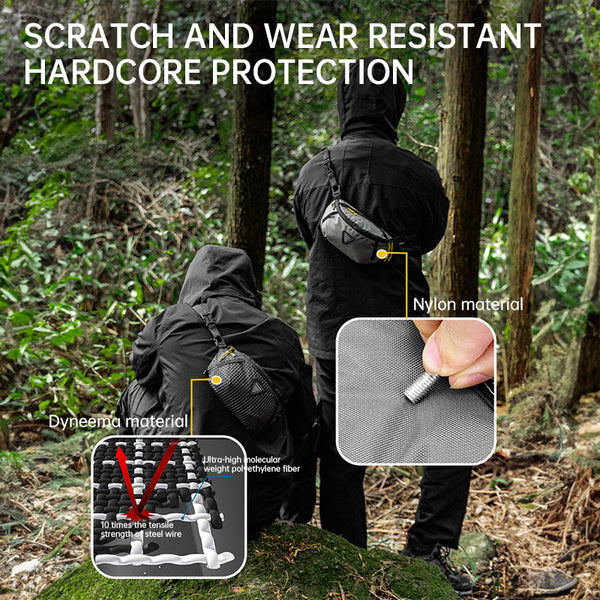 Hikeman Waist Bag For Outdoor Sports Expands Backpack Lightweight Travel/Hiking. Waist Packs & Bags