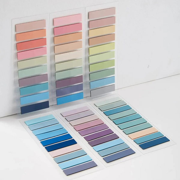2400Pc Index Tabs Self Adhesive Page Markers Transparent Waterproof Sticky Notes Classify Files Flags Posted It Planner Stickers Paper Products