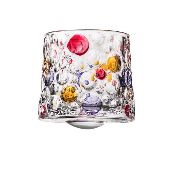 Hand Drawn Rotating Glass Cups Multiple Purpose Whiskey Glasses Glassware & Drinkware