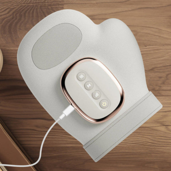 Hand Massager Finger Palm Wrist Joints Multi Level Hot Compress Air Pressure Massagers