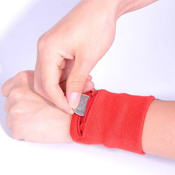 Zipper Wrist Wallet Key Coin Bag Sports Pouch Running Fitness Stylish Wristband Wallets