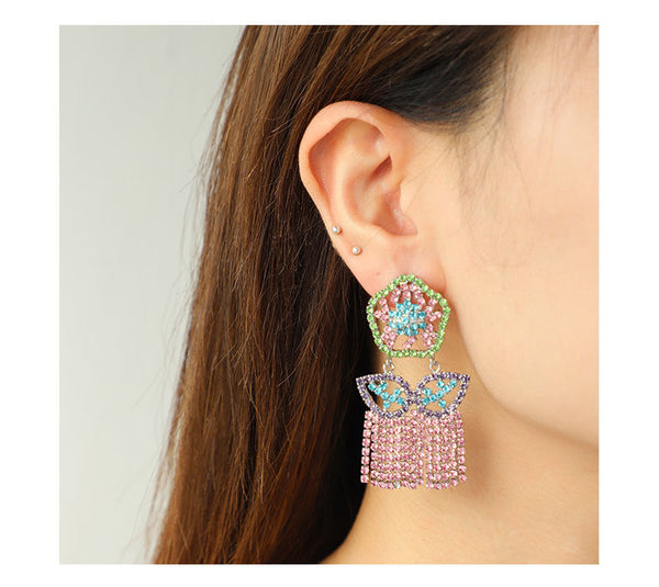 Veile Studios Cyberpunk Dopamine Colourful In Copper For Fashion Accessories Earrings