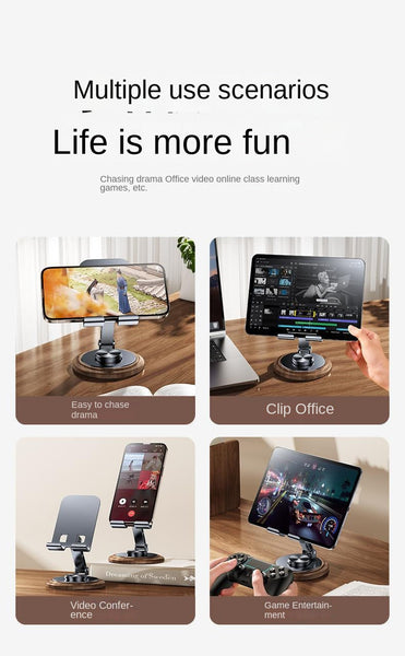 Mobile Phone Stand Tablet Desktop Foldable Portable Multi Functional Adjustable Live Streaming Lazy Smart Mini Holder Mounts & Holders