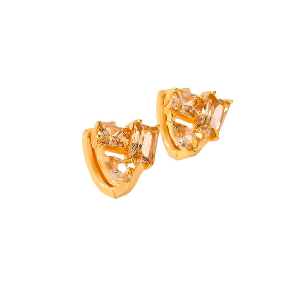 Veile Studios Various Colours Of Zircon For Women Fashion Commuting Jewelry Earrings