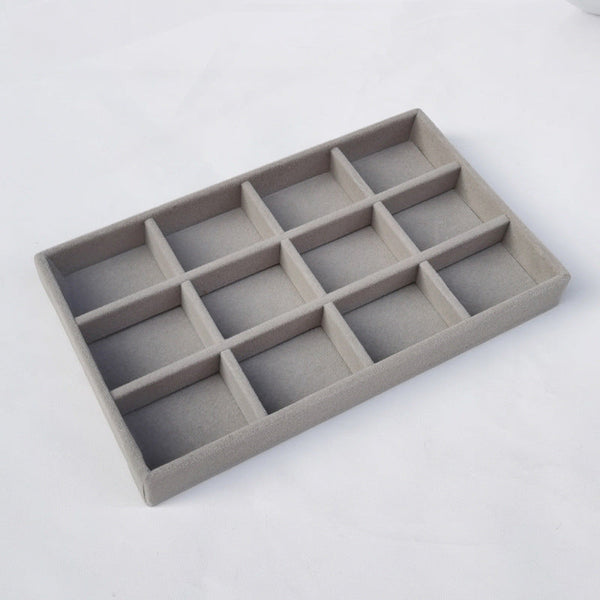 Velvet Stackable Jewelry Organizer Portable For Rings Earrings And Necklaces. Jewellery Holders & Organisers