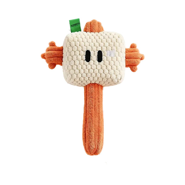 Dog Hammer Toy Self Entertainment Durable Chew Rope Knot With Sound For Small Dogs Golden Retriever Teddy Pet Supplies Dog Toys