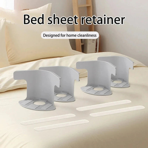 4Pcs Bed Corner Sheet Grippers Straps Heavy Duty Mattress For All Sizes Non Slip Holders Secure Sheets Other Bedding