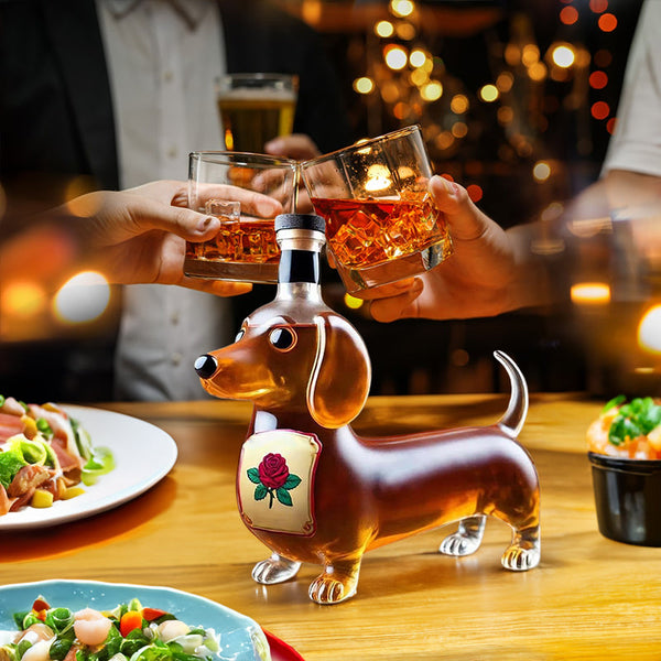 Funny Middle Finger Duck Turtle Dog Whisky Glass Decanter Bar Home Office Decor Decanters