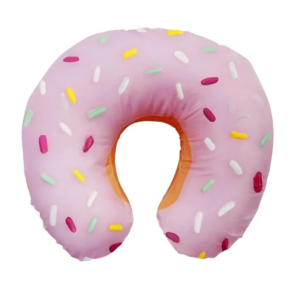 Cute Cartoon Ins Style Travel Neck Pillow U Shaped Panda Rainbow Cloud Fruit Inflatable Cushion For Kids Adults Family Friends Baby Travel Pillows