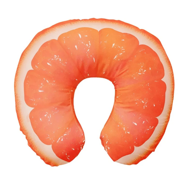 Cute Cartoon Ins Style Travel Neck Pillow U Shaped Panda Rainbow Cloud Fruit Inflatable Cushion For Kids Adults Family Friends Baby Travel Pillows