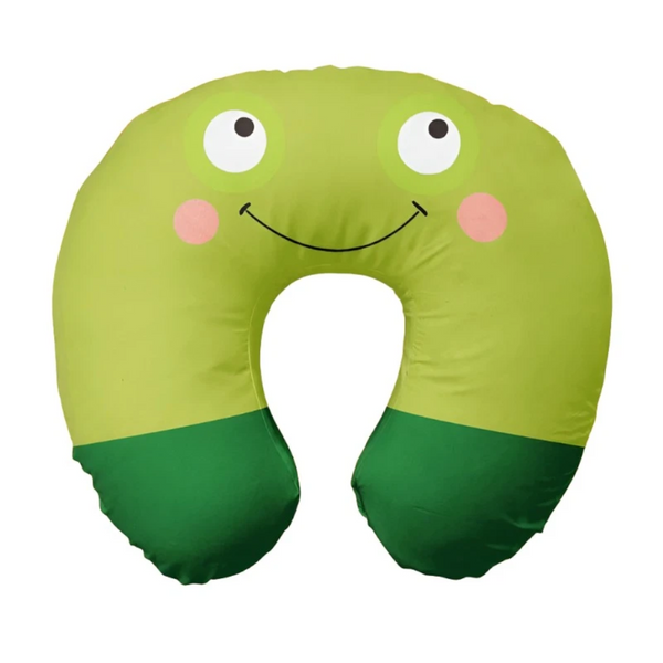 Cute Cartoon Ins Style Travel Neck Pillow U Shaped Panda Rainbow Cloud Fruit Inflatable Cushion For Kids Adults Family Friends Baby Travel Pillows