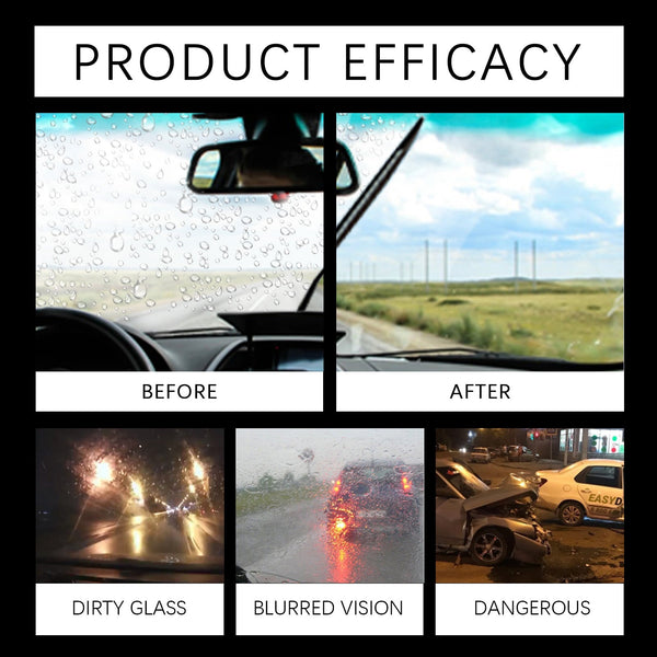 Glass Oil Film Cleaning Tablet Front Inner Windshield Removing Stain Brightening Cleaning Products