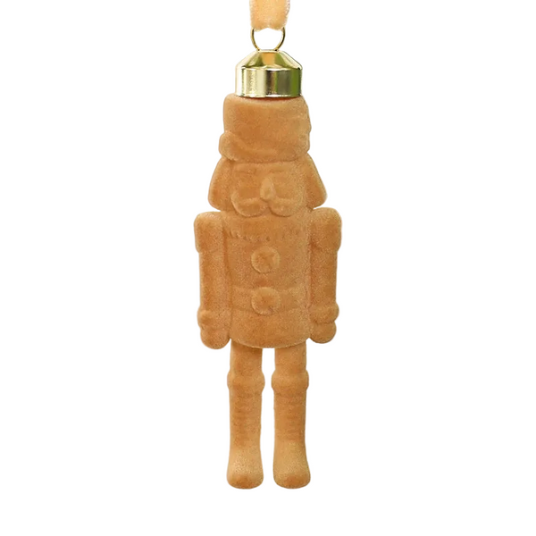 Santa Claus Velvet Nutcracker Ornament Christmas Fabric Tree Decorations Seasonal Decorations