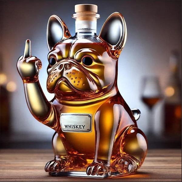 Funny Middle Finger Duck Turtle Dog Whisky Glass Decanter Bar Home Office Decor Decanters